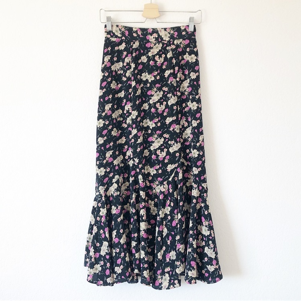 Vintage 90’s Floral Maxi Skirt
